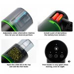 Vacation Timer Aquarium Automatic Feeder For Electric Adjustable Fish Food Dispenser