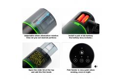 China Vacation Timer Aquarium Automatic Feeder For Electric Adjustable Fish Food Dispenser supplier