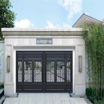 Smart Profile Cast Aluminum Gate Security Doors For Villa Garden for sale