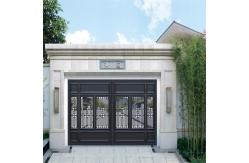 China Smart Profile Cast Aluminum Gate Security Doors For Villa Garden supplier