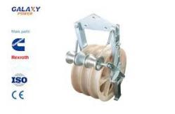 China 120KN Rated Load Bundle Nylon Wheels Conductor Stringing Blocks supplier