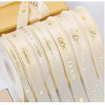 Gold Plated Blessing Flower Gift Wrap Ribbon for Wedding Confession Proposal for sale