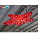 Events Party Decorating Hanging 2m Red LED Inflatable Sea Star