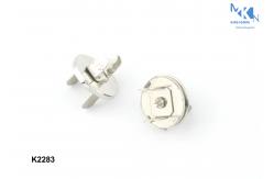 China Ultrathin Half Cover Magnetic Button Closure , Handbag Clasps And Closures supplier