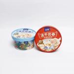 Disposable Paper Bowl lyophilized wonton with lid paper bucket instant noodles take-away food packaging hot drink cup for sale