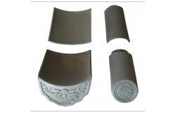 China Chinese Grey Clay Tiles Roofing Material Crafted To Endure Nature's Elements supplier