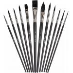 Nylon Hair Acrylic Painting Art Brushes Set Artist Watercolor Face Paint Brush Set for sale