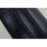 9.5oz Eco Comfort Firm Recycled Poly Stretch Denim Material Black Denim Fabric for sale