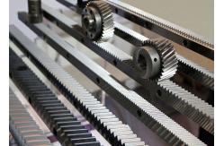 China 2 Module Straight Helical Racks And Pinions Gear For Carving Machine supplier
