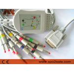 Carewell 1101 1103 Ecg Wire Banana 4.0 15 Pin Cable For Electrocardiograh for sale
