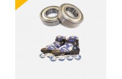 China ABEC-9 Deep Groove Ball Bearings 608-2RS Skateboard Bearings supplier