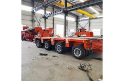 China CIMC 60-100 Tons Customized Wide Load Low Bed Semi-trailer supplier