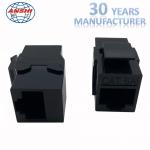 8P8C Female RJ45 Cat6A UTP Keystone Jack With Phosphor Bronze Contact