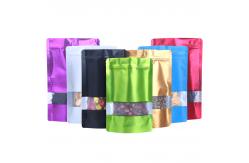 China Heat Seal Salt Packaging Bag , 12*20cm k Foil Bags With Window supplier