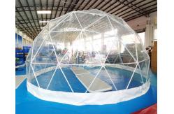 China Garden Transparent 0.9mm PVC Inflatable Globe Tent supplier