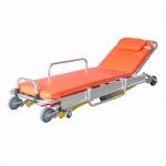 Manufacturer  Automatic Collapsible Ambulance Stretcher Trolley Patient Transfer Bed for sale