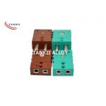 Polarized Solid Pin 16A J Type Thermocouple Connector ANSI for sale
