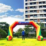 Factory Wholesale Customized Logo Brand Five Sides Inflatable Arch Cheap Rainbow Inflatable Arch for Events for sale