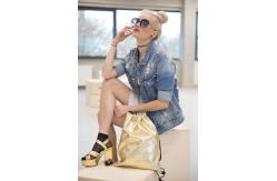 China Custom PU Leather Drawstring Bags Headset Waterproof Storage String Bag supplier