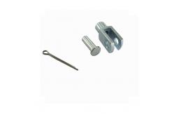 China Kit Zinc Plated Threaded Clevis Pin Throttle Cables Cotter Metric Clevis Pins supplier