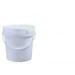 2L Unbreakable PP Round Bucket with Handle Transparent Plastic Food Grade Container for sale