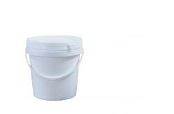 China 2L Unbreakable PP Round Bucket with Handle Transparent Plastic Food Grade Container supplier