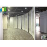 100 Mm Exhibition Hall Wooden Movable Sliding Folding Wall Acoustic Movable Partition for sale