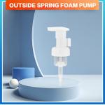 304/316 Spring 30mm Foam Pump With Method Of Lock With Clear Overcap