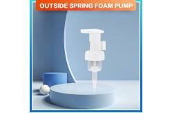 China 304/316 Spring 30mm Foam Pump With Method Of Lock With Clear Overcap supplier