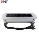 Brushed Aluminum Alloy Table Pop Up Power Data Connector For  Conference Room for sale