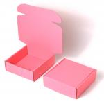 Custom Corrugated Mailer Boxes Recyclable Flat Pack Shipping Boxes With Logo for sale