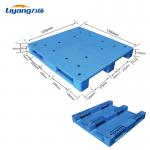 1300*1200mm Blue Nestable Plastic Pallet Single Faced ISO9001 for sale