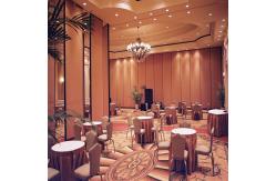 China Sliding Folding Partition Walls Melamine Movable Wooden Partition Wall For Banquet supplier