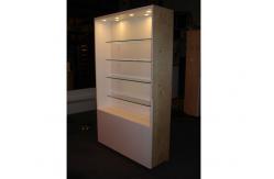 China Locking Jewellery Custom Retail Display Cases Counter 3 Shelf Clear Acrylic Cbd Oil supplier