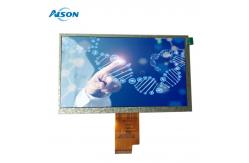 China 7 inch 1024x600 LVDS TFT LCD Display Module 450cd/m2 supplier