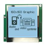 160x160 Graphic FSTN LCD Display Module Positive ST75161 3.3V VDD SPI Interface for sale