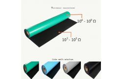 China Work Bench PVC ESD Table Mat Antistatic Rubber Industrial Clean Room supplier