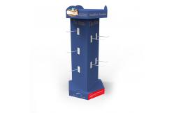 China Pegboard PVC Display Stand Double Sided Display Stand For Shops supplier