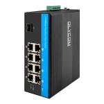 IP44 Industrial Network Switch Ethernet Din Rail Installation 8 RJ45 Ports for sale