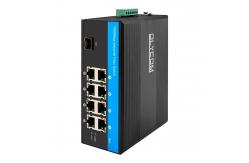 China Black Gigabit Network POE Unmanaged Switch 20Km Transmission Distance supplier