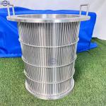 Customized Wedge Wire Baskets for 3.2mm Slot Length Requirement for sale