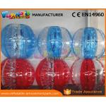 Human Sized Soccer Bubble Ball Inflatable Zorb Ball Heat Sealed 1 Year Warranty for sale