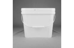 China ISO9001 Certification 1.5 Gallon 6L Square Plastic Bucket For Sea Food supplier