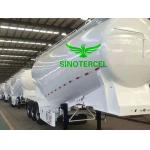 Carbon Steel Bulk Cement Semi Trailer For Powder Material Transporting for sale