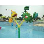 Fiberglass Fish And Crab Spray Set Toys For Children Aqua Park Splash Zone for sale