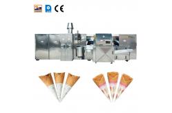 China Automatic Rolled Sugar Cone Baking Machine For Chocolate Ice Cream supplier