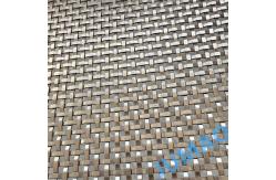 China PVDF Stainless Steel 12x12 Decorative Wire Mesh For Space supplier