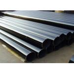 ASTM A53 Black Painted Longitudinally Welded Beveled Steel Pipe 21.3mm-660mm OD for sale