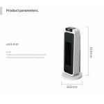 Portable Electric PTC Fan Heater With Over Heating / Falling Protection for sale