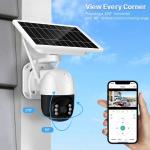 Surveillance Camera Security Protection Solar Panel Security Camera 4g Solar Camera Support ICsee for sale